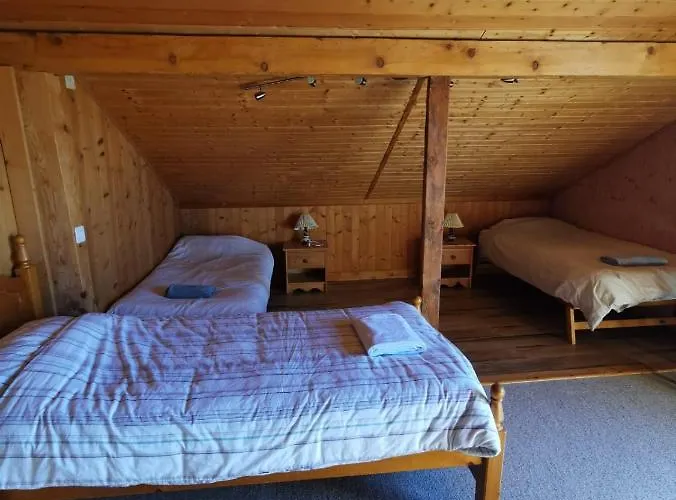 木屋 Traditionnel Avec Jacuzzi Exterieur